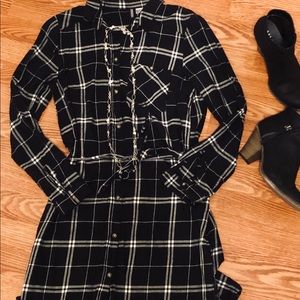 H&M flannel dress